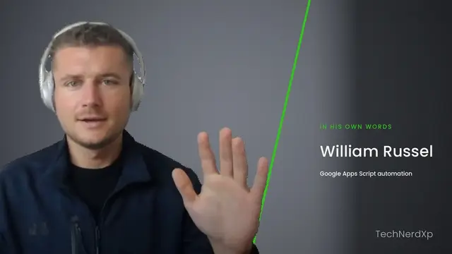 William Russel on Google Apps Script automation